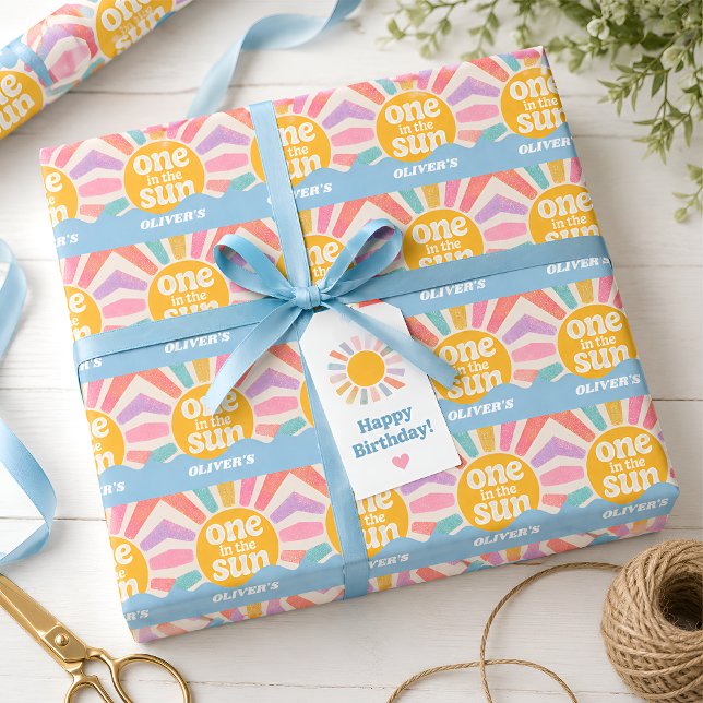 First Birthday Wrapping Paper Summer Theme (Creator Uploaded)