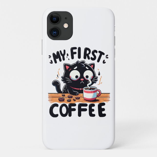 First Black Coffee Adventure Case-Mate iPhone Case (Back)