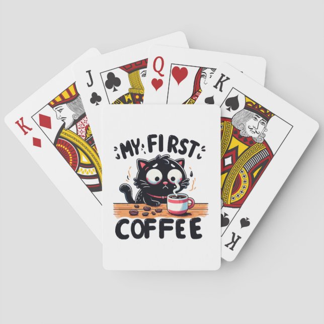 First Black Coffee Adventure Playing Cards (Back)