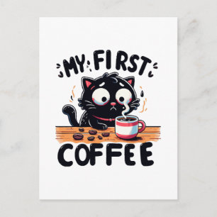 First Black Coffee Adventure Postcard