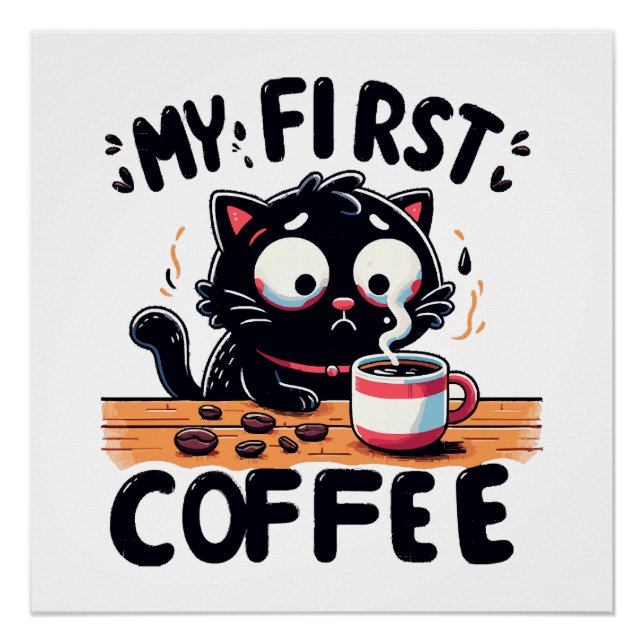First Black Coffee Adventure Poster (Front)