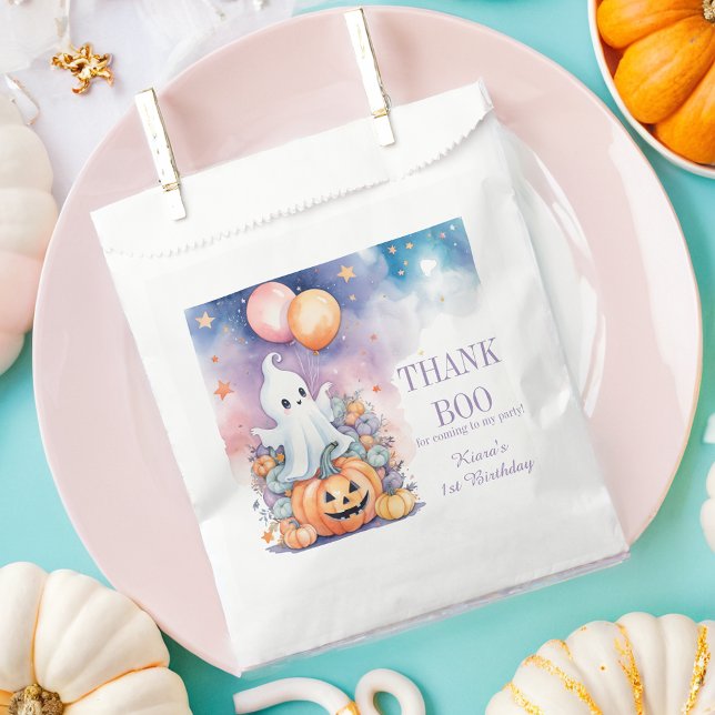 First Boo-Day Celebration - Thank Boo Favour Bag (Creator Uploaded)