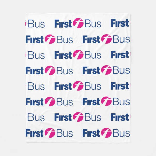 First Bus Throw Blanket (Front)