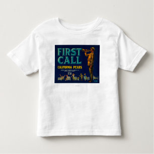 First Call Pear Crate LabelContra Costa, CA Toddler T-Shirt