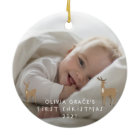 First Christmas 1 photo baby details deer Ceramic 