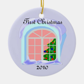 First Christmas 2010 Ceramic Tree Decoration
