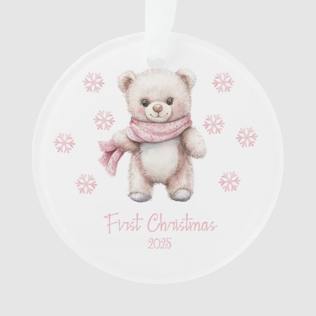 First Christmas 2025 Ornament (Front)