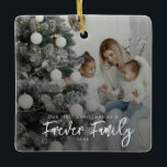 First Christmas Adopted Ceramic Ornament<br><div class="desc">These family holiday ornaments are perfect for a personalised holiday present.</div>