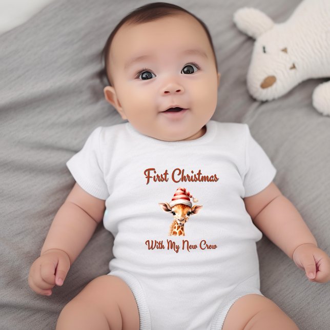 First Christmas Adopted Fostered  Baby Bodysuit (Creator Uploaded)