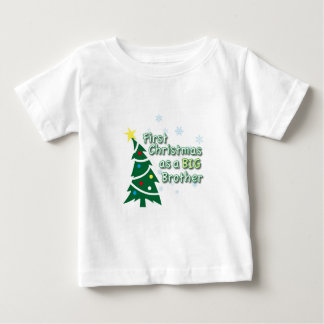 First Christmas as a BIG Brother Baby T-Shirt