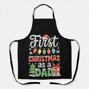 First Christmas As A Dad New Daddy 1st Christmas Apron