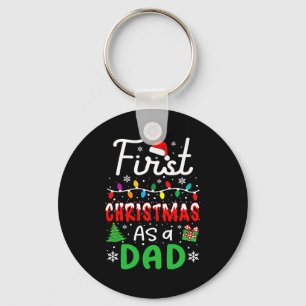First Christmas As A Dad New Daddy 1st Christmas D Key Ring