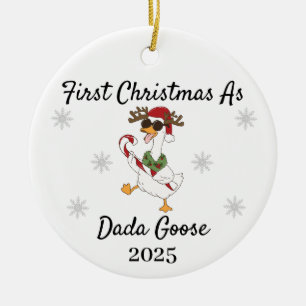 First Christmas as a dada goose Ornament