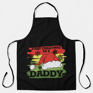 First Christmas As A Daddy – New Dad Apron