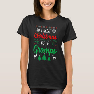 First Christmas As A Gramps Xmas First Time Gran T-Shirt