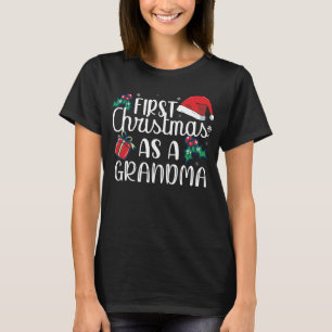 First Christmas As A Grandma Family Matching T-Shirt