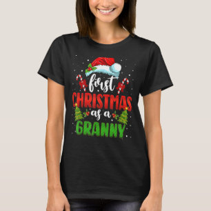 First Christmas As A Granny Santa Gender Reveal Ch T-Shirt