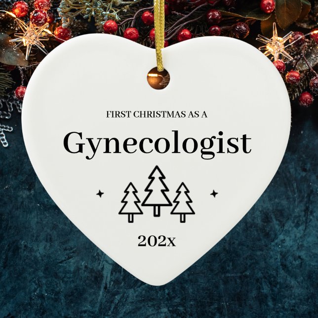 First Christmas As A Gynaecologist 2024 Ceramic Ornament (First Christmas As A Gynecologist 2024 Ceramic Ornament
)