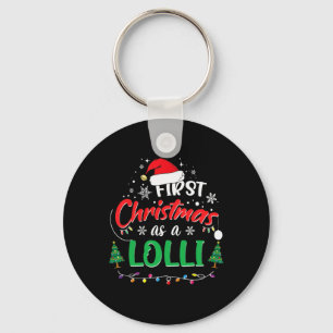 First Christmas As A Lolli 1st Christmas Matching  Key Ring