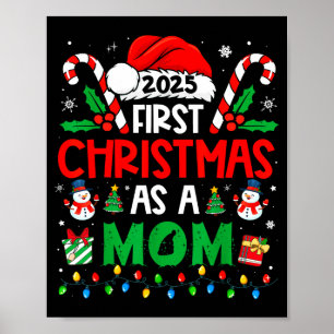 First Christmas As A Mom 2025 Family Matching 1st  Poster
