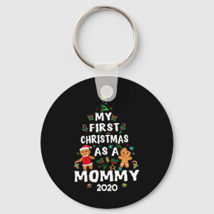 First Christmas As A Mummy Mum Gift Christmas Tree Key Ring