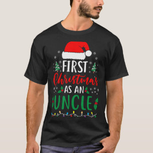 First Christmas As An Uncle New Parents Xmas Match T-Shirt