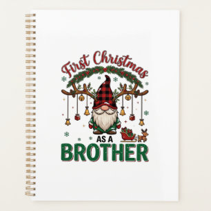 First Christmas As Brother Gnome Reindeer Sleigh Planner