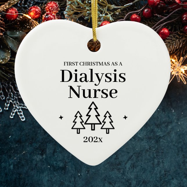 First Christmas As Dialysis Nurse 2024 Nursing Ceramic Ornament (First Christmas As Dialysis Nurse 2024 Nursing Ceramic Ornament
)