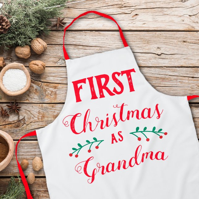 First Christmas as Grandma Apron (Creator Uploaded)