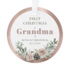 First Christmas as Grandma Photo Keepsake