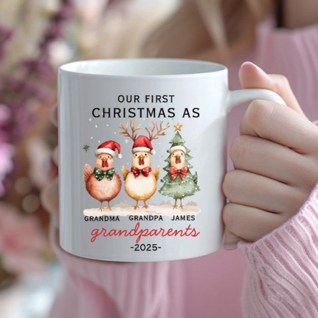 First Christmas as Grandparents Personalised Mug (Creator Uploaded)