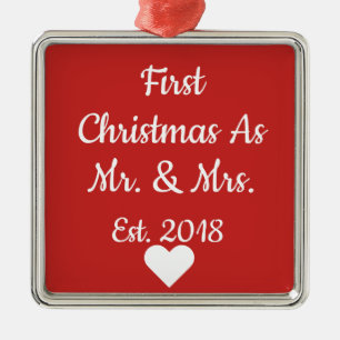 First Christmas as Mr and Mrs Ornament