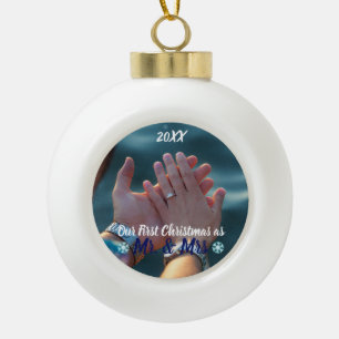 First Christmas as Mr and Mrs Ornament