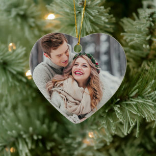 First Christmas as Mr. and Mrs.   Wedding Keepsake Ceramic Ornament