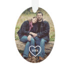 First Christmas as Mr. & Mrs. Photo Ornament
