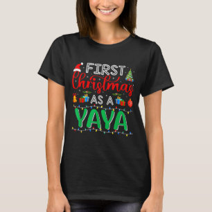 First Christmas As Yaya Family Matching New Yaya T-Shirt