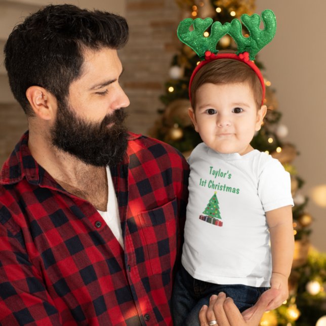 First Christmas Baby T-Shirt (Creator Uploaded)