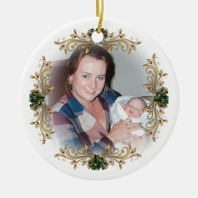 First Christmas being a Grandma!  Ornament (Front)