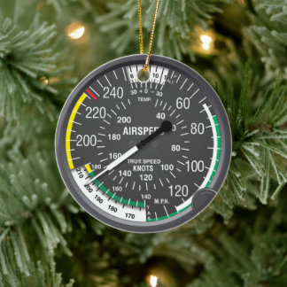 First Christmas Being A Pilot Ceramic Ornament