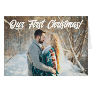 First Christmas Couple's Photo with Names