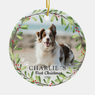 First Christmas Dog Photo Ornament