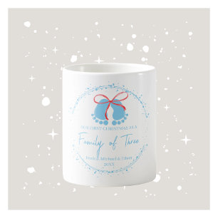 First Christmas Family Mug - Blue