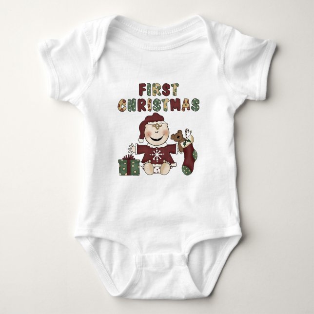 First Christmas Girl Tshirts and Gifts (Front)