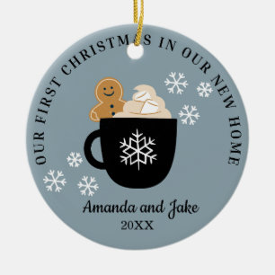 FIrst Christmas Home Ceramic Ornament