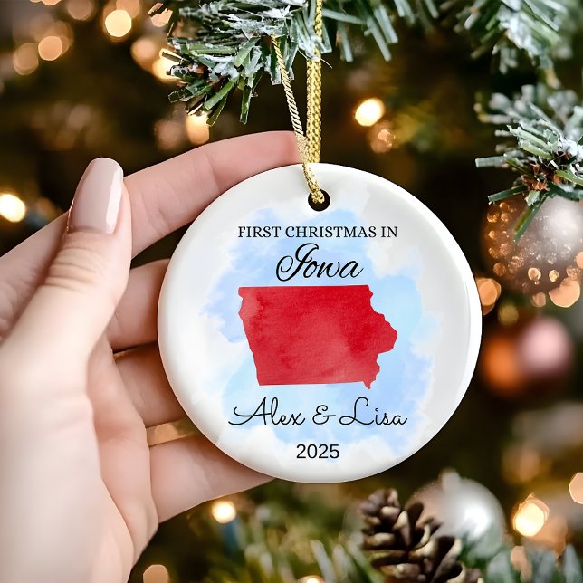 First Christmas in Iowa State Ornament (Creator Uploaded)