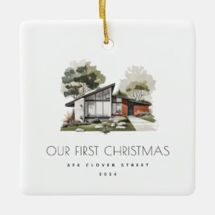 First Christmas In New Home Holiday Ornament