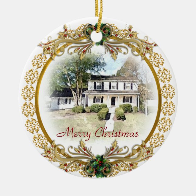 First Christmas in New Home ornament (Front)