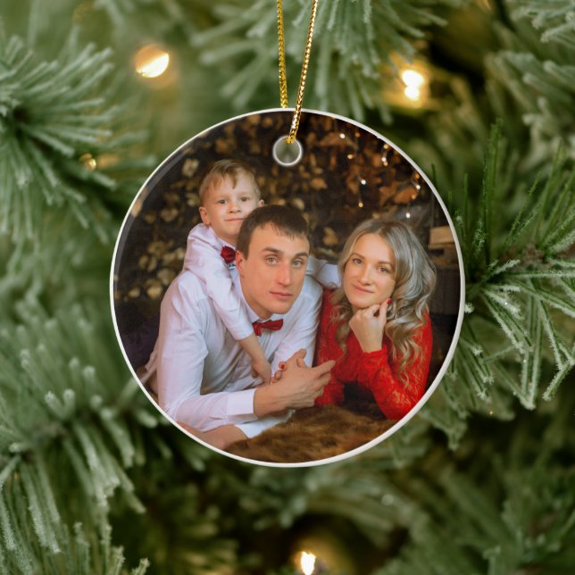 First Christmas in Our New Home 2025 Ceramic Ornament (Tree)