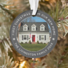 First Christmas in Our New Home Grey Custom Photo