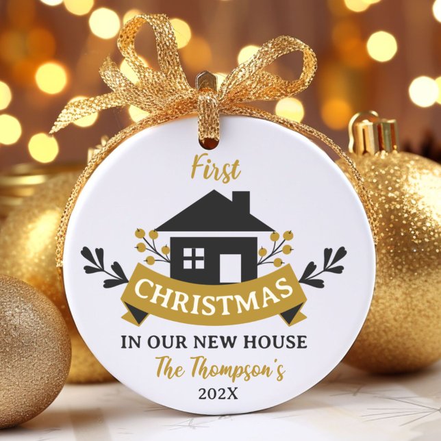 First Christmas in Our New Home Ornament (Creator Uploaded)